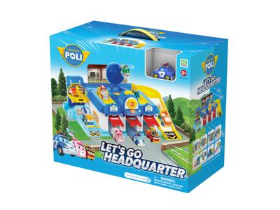 Playset HQ - Mini Voertuiggarage - SILVERLIT - 1 voertuig inbegrepen - Vanaf 3 jaar