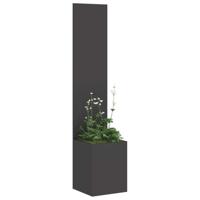 VidaXL Tuin privacy screen zwart 32 x 32 x 150 cm koudgewalst staal - thumbnail