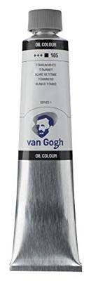 Van Gogh Olieverf Tube 200 ml Titaanwit (Saffloerolie) 105