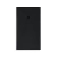 Douchebak BWS Elsa Composiet Anti-slip 180x90x3 cm Mat Zwart - thumbnail