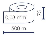 VISO RSNA580RB Afzetlint (l x b) 500 m x 80 mm - thumbnail