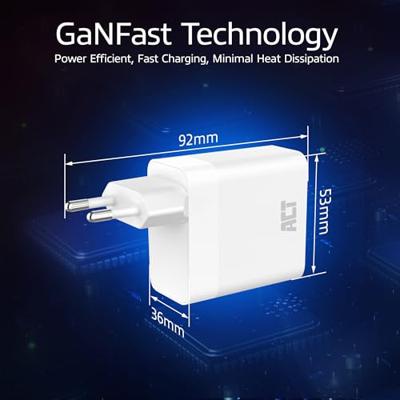 ACT 65W USB-C & USB-A lader