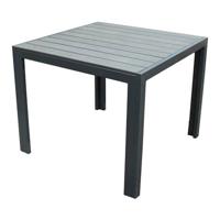 SenS-line Jersey tuintafel grijs vierkant 90 cm - thumbnail