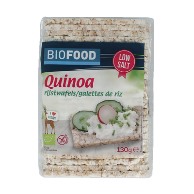 Damhert Rijstwafels met quinoa bio 130 Gram Damhert Rijstwafels met quinoa bio 130 Gram