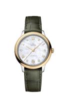 Horlogeband Omega 032Z016884 / 43423342055002 / 43423342060001 / De Ville Krokodillenleer Groen 16mm - thumbnail