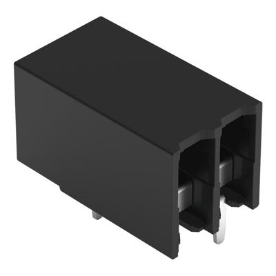 WAGO 2086-1222/300-000 Printklem 1.50 mm² Aantal polen 2 Zwart 1 stuk(s)