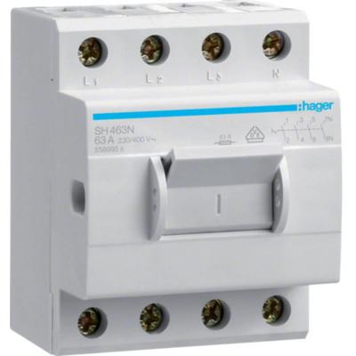 Grijs 63 A 400 V Hager SH463N