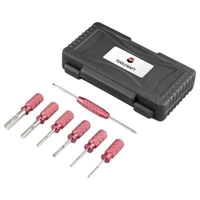 TOOLCRAFT TO-9659463 Ontgrendelingsset voor Deutsch-Terminal 4 Gauge, 8 Gauge, 12 Gauge, 14 Gauge, 16 Gauge, 20 Gauge