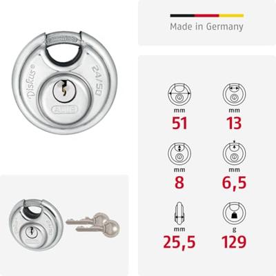 ABUS hangslot discus 24ib/50