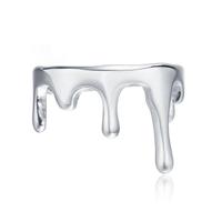 Cilla Jewels Damesring in Gesmolten Zilverstijl -18mm - thumbnail