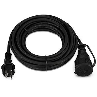 REV – Verlengkabel van 10 m voor buiten – max. 3680 W – IP44 spatwaterdicht – zwart