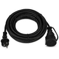 REV – Verlengkabel van 10 m voor buiten – max. 3680 W – IP44 spatwaterdicht – zwart - thumbnail