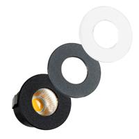 LED&apos;s Light PRO mini inbouwspot 3 cm - Voor overkapping, veranda&apos;s en inbouwplafonds - Dimbaar - 3 Kleuren plaatjes - thumbnail