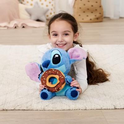 Disney Stitch knuffel met donut pluche - 25 cm