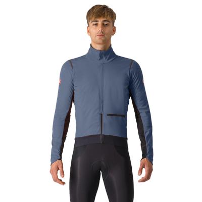 Castelli Alpha Doppio RoS lange mouw fietsjack twilight blue/silver reflex heren XXXL Castelli Alpha Doppio RoS lange mouw fietsjack twilight blue/silver reflex heren XXXL