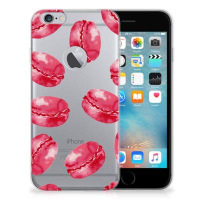 Apple iPhone 6 Plus | 6s Plus | Siliconen Case | Pink Macarons