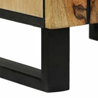 Badkamerkast met plank Bruin 38 x 33 x 160 cm Massief mangohout - thumbnail
