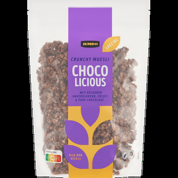Jumbo Special Crunchy Muesli Chocolicious 425 g Jumbo Special Crunchy Muesli Chocolicious 425 g