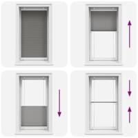 VidaXL Plissé rolgordijn 80x150 cm stofbreedte 79,4 cm antraciet - thumbnail