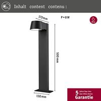 Paulmann 94454 Capea Staande LED-buitenlamp LED LED vast ingebouwd 6 W Grijs - thumbnail