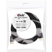 club3D HDMI Aansluitkabel HDMI-A-stekker, HDMI-A-stekker 10.00 m Zwart CAC-2313 4K UHD, Vlambestendig HDMI-kabel - thumbnail