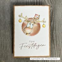 Vaessen Creative • clear stamps rendier 2 14st. - thumbnail