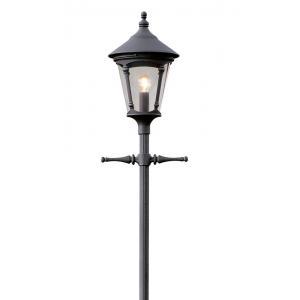 Buitenlamp Virgo 1-lichts zwart 62 cm inclusief laddersteun 570-750 exclusief mast