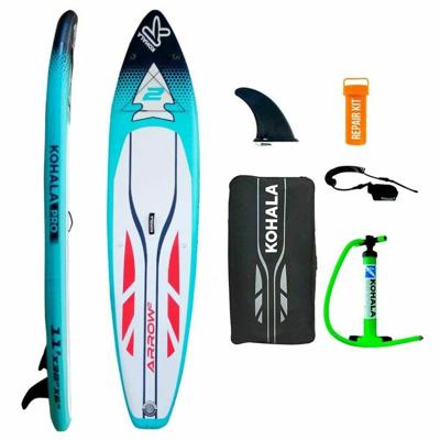 Opblaasbaar SUP-board met Accessoires Kohala Arrow 2 Blauw ( 335 x 75 x 15 cm)