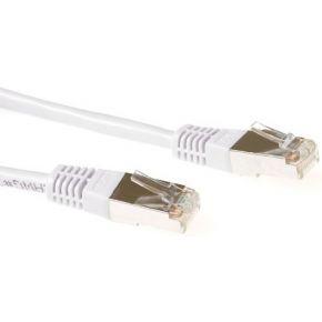 ACT FB6405 SFTP CAT6A Patchkabel Snagless | RJ45 Connectoren | Wit | 5 meter