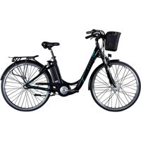 Zündapp Elektrische fiets City Z510 (Zwart/turquoise) - thumbnail
