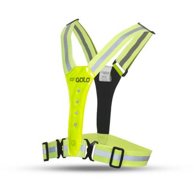 Gato safer sport led vest neon yellow one size Gato safer sport led vest neon yellow one size