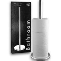 Toiletrolhouder roestvrijstaal 15x45cm - thumbnail