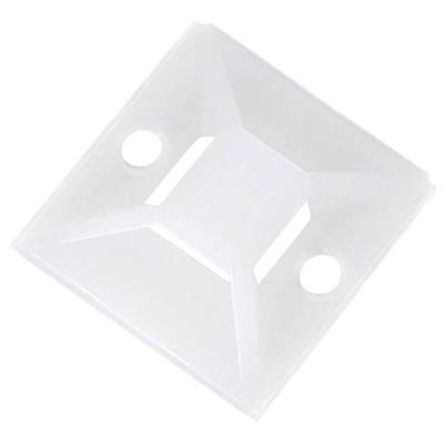 TRU COMPONENTS Bevestigingssokkel 1571804 4-voudige invoeging Transparant 50 stuk(s)