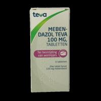 Mebendazol/wormkuur 6 Tabletten Teva - thumbnail