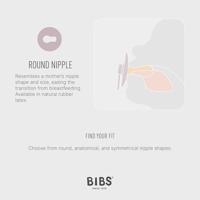 Bibs 3 Fopspeen Duo Sage Ivory - thumbnail
