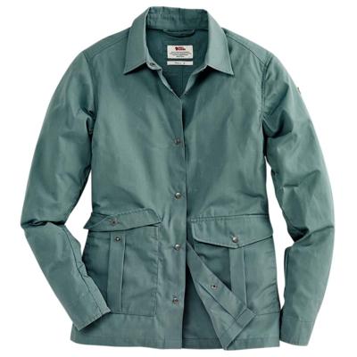 Fjällräven Damesjack Greenland Shirt Jacket W, frost green, Maat: XXS