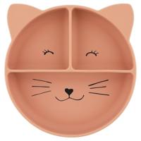 Trixie siliconen bord met vakjes en zuignap - mrs. cat - thumbnail