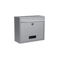 Basi 2170-0661 BK 900 Brievenbus Staal Zilver Sleutelslot - thumbnail