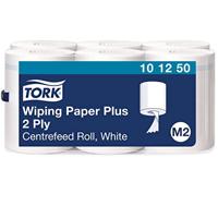 Poetspapier Tork M2 Plus Advanced 2-laags 160m wit 101250 - thumbnail