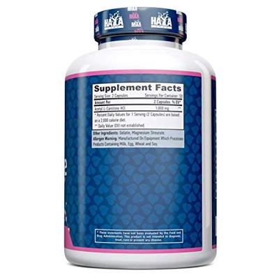 Acetyl L-Carnitine 1000mg Haya Labs 100caps