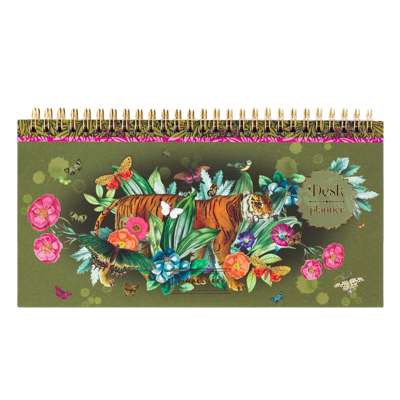 Pimpelmees Desk Planner Tijger Olive