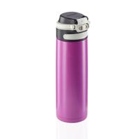 Leifheit thermosfles flip 600 ml paars - thumbnail