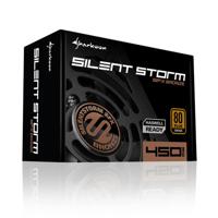 Sharkoon silentstorm sfx 450 bronze 450 watt voeding (zwart, 1x pcie) - thumbnail