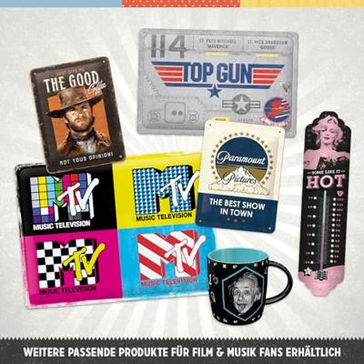 Wandplaat Topgun The need for speed - Mancave