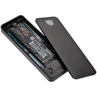 Kolink KO-M2UC31 M.2 SSD-behuizing USB-C 3.1 Gen 2 10 GBit/s M.2 PCIe NVMe 2230, 2242, 2260, 2280 KO-M2UC31 - thumbnail