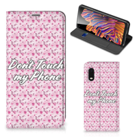 Samsung Xcover Pro Design Case Flowers Pink DTMP - thumbnail