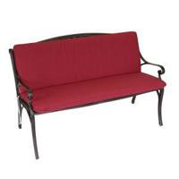 Tuinbankkussen - Metaal Rood - Brons 140 x 88 cm cm - thumbnail