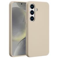 Accezz Liquid Silicone Backcover met MagSafe voor Samsung Galaxy S25 Telefoonhoesje Grijs - thumbnail
