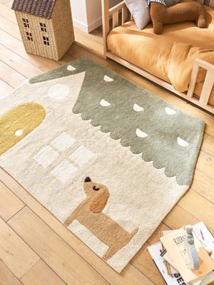 Tapijt Huis zandbeige