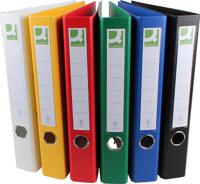 Q-CONNECT ordner, voor ft A4, volledig uit PP, rug van 5 cm, geassorteerde kleuren - thumbnail
